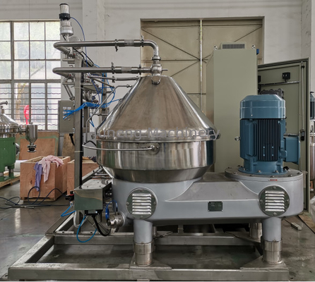 Food Standard  Stainless Steel Disc Centrifuge Separator Products for Beverage