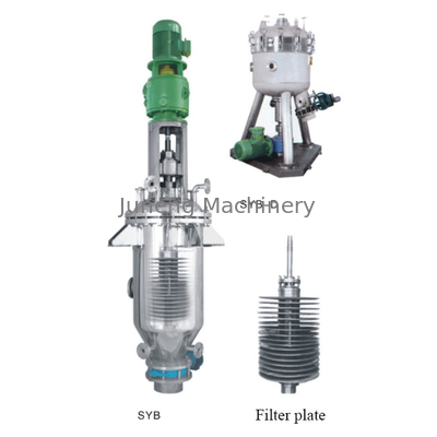 acheter Plat rond de pression d'acier inoxydable de série de SYB de filtre rotatoire vertical de feuille pour la récupération de catalyseur online manufacture